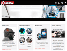 Tablet Screenshot of krayden.com